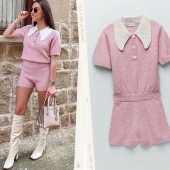🩷ZARA WOOL BLEND ROMPER - Picture 3 of 4